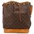 Borsa a Secchiello Louis Vuitton Monogram Noe in Pelle Marrone