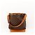 Borsa a Secchiello Louis Vuitton Monogram Noe in Pelle Marrone - vista 3