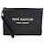 Saint Laurent Pouch Rive Gauche in paglia e pelle