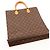 Borsa Tote Louis Vuitton Monogram in pelle marrone - vista 6