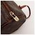 Borsa Louis Vuitton Monogram Papillon 30 in pelle marrone - vista 7