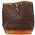 Borsa a Secchiello Louis Vuitton Monogram Noe in Pelle Marrone