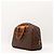 Borsa Louis Vuitton Monogram Speedy 30 in pelle marrone - vista 2