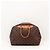 Borsa Louis Vuitton Monogram Speedy 30 in pelle marrone - vista 3