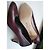 JONAK Décolleté in pelle bordeaux - vista 6