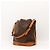 Borsa a Secchiello Louis Vuitton Monogram Noe in Pelle Marrone - vista 4