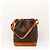 Borsa a secchiello Louis Vuitton Monogram Noe in pelle marrone - vista 3