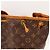 Borsa a secchiello Louis Vuitton Monogram Noe in pelle marrone - vista 7