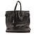 Autre Marque Borsa Tote Saint Laurent in pelle embossed coccodrillo nera