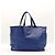 Autre Marque Borsa Tote Saint Laurent in pelle blu
