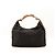 Borsa Hobo Gucci GG Monogram Canvas Leather Brown - vista 3