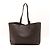 Autre Marque Borsa Tote Saint Laurent in pelle marrone scuro