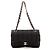 Borsa a tracolla Chanel in nylon nero