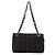 Borsa a tracolla Chanel in nylon nero - vista 3