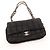 Borsa a tracolla Chanel in nylon nero - vista 6