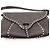 Céline Borsa a tracolla Celine in pelle nera con borchie dorate - vista 6