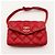 Chanel Gürteltasche aus rotem Steppleder - Ansicht 6