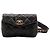 Borsa cintura Chanel in pelle matelassé nera