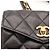 Borsa cintura Chanel in pelle matelassé nera - vista 6
