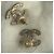 Pendientes Chanel CC Perlas Oro - vista 2