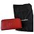 Chanel portafoglio in pelle caviar rossa con zip