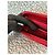 Chanel portafoglio in pelle caviar rossa con zip - vista 11