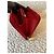 Chanel portafoglio in pelle caviar rossa con zip - vista 13