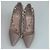 Valentino Garavani Rockstud Leather Heels Poudre - vista 7