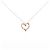 Autre Marque Collana in oro rosa K10 e diamanti