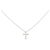 Autre Marque Collana Croce con Diamanti Au750