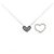 Autre Marque Collana Cuore Diamanti 2way Au750 - vista 6