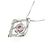 Autre Marque Pt900 Pt850 Ruby Diamond Necklace - view 4