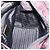 PRADA Metal Handle Hand Bag Nylon Black - vista 20