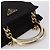 PRADA Metal Handle Hand Bag Nylon Black - vista 7