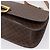 Céline CELINE Macadam Canvas Shoulder Bag PVC Leather Brown Gold - vista 10