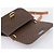 Céline CELINE Macadam Canvas Shoulder Bag PVC Leather Brown Gold - vista 16