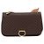 Céline CELINE Macadam Canvas Shoulder Bag PVC Leather Brown Gold - vista 2