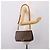 Céline CELINE Macadam Canvas Shoulder Bag PVC Leather Brown Gold - vista 25