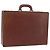 LOEWE Anagram Attache case Hand Bag Leather Black Gold