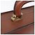LOEWE Anagram Attache case Hand Bag Leather Black Gold - vista 19