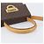 Céline CELINE Macadam Canvas Hand Bag PVC Leather 2way Brown Gold - vista 7