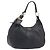 PRADA Shoulder Bag Vittero Dino Leather Black Gold