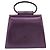 Christian Dior Hand Bag Patent leather Purple - vista 2