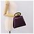 Christian Dior Hand Bag Patent leather Purple - vista 24