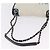 CHANEL Deauville line Chain Shoulder Bag Straw White Silver CC - vista 8