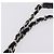 CHANEL Deauville line Chain Shoulder Bag Straw White Silver CC - vista 9