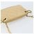 CHANEL Matelasse Chain Shoulder Bag Lamb Skin Beige Gold CC - vista 6