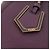 FENDI PETITE 2JOURS Hand Bag Leather Purple Gold - vista 18