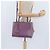 FENDI PETITE 2JOURS Hand Bag Leather Purple Gold - vista 27