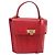 Christian Dior Hand Bag Leather 2way Red Gold